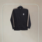 GR Apparel Contrast Panel Tracksuit — Black — jacket front