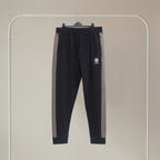 GR Apparel Contrast Panel Tracksuit — Black — trousers front
