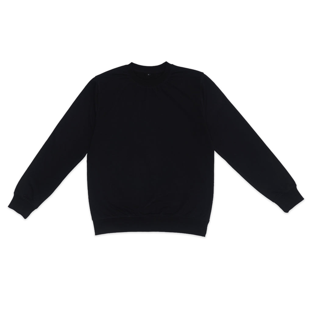 GR Apparel Crewneck Sweatshirt — Black — front