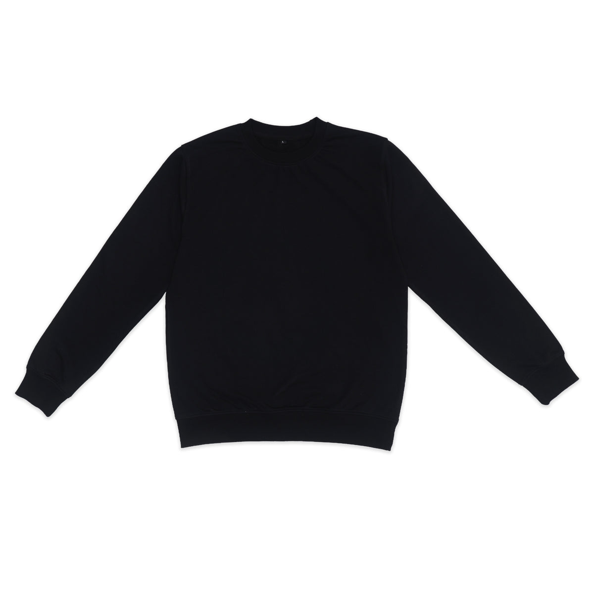 GR Apparel Crewneck Sweatshirt — Black — front