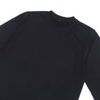 GR Apparel Crewneck Sweatshirt — Black — neckline detail
