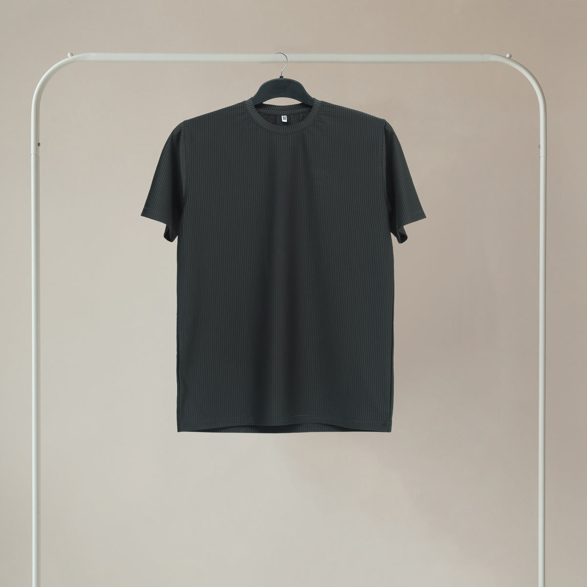 GR Apparel Essential Tee & Jogger Set — Black — tee front