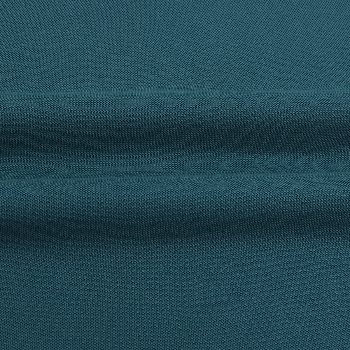 GR Apparel Piqué Polo — Teal — fabric close-up