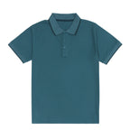GR Apparel Piqué Polo — Teal — front