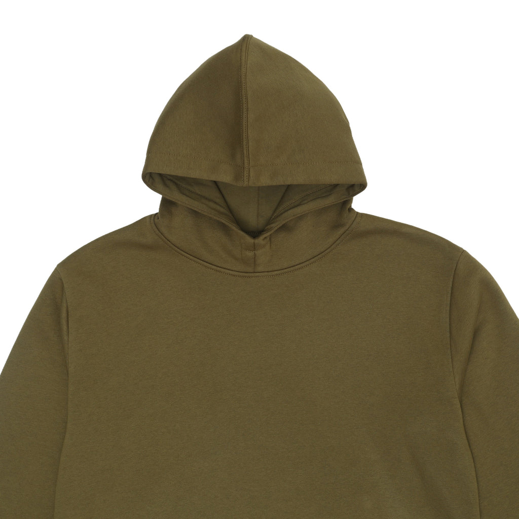 GR Apparel Pullover Hoodie — Olive — hood detail