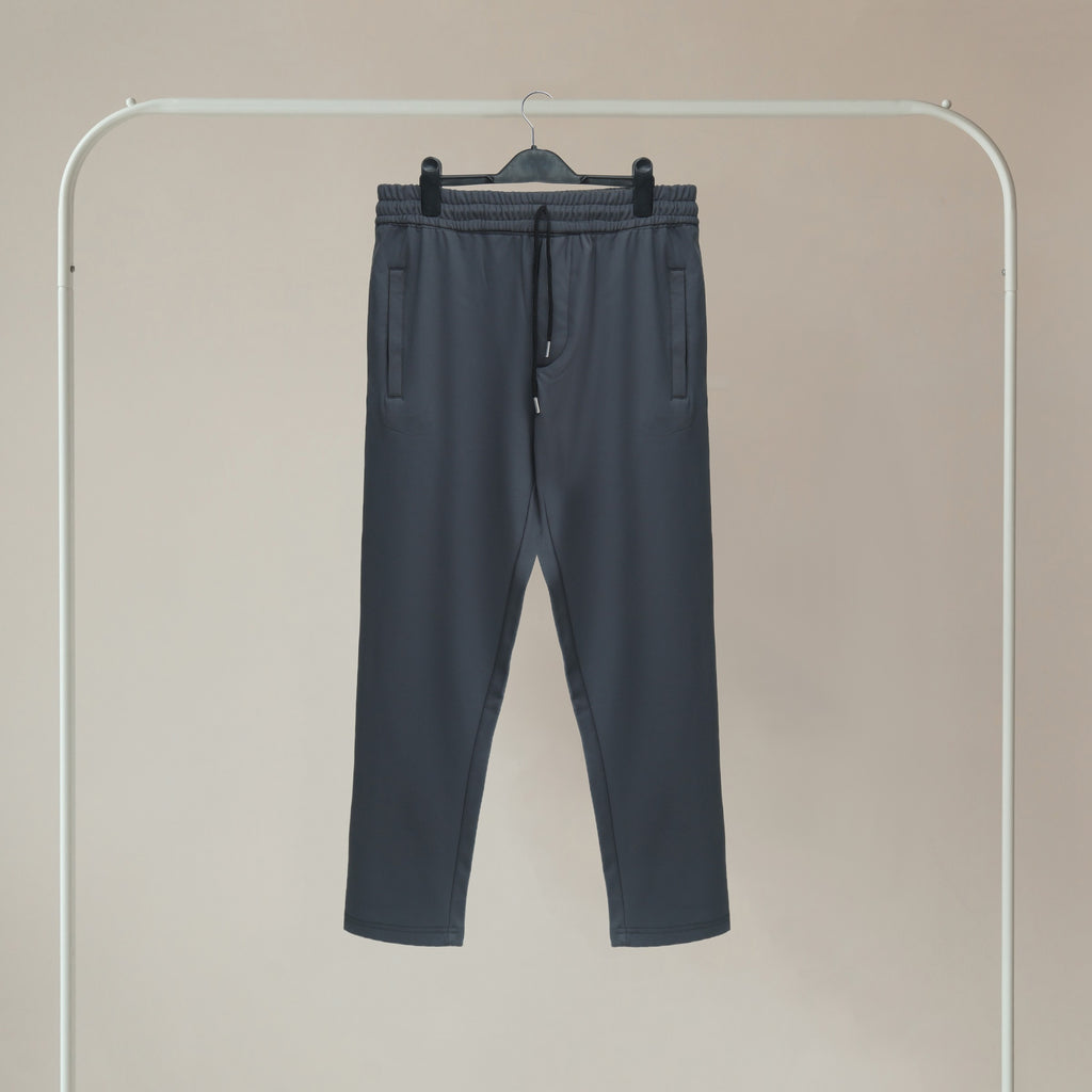 GR Apparel Striped Tracksuit — Charcoal — trousers front