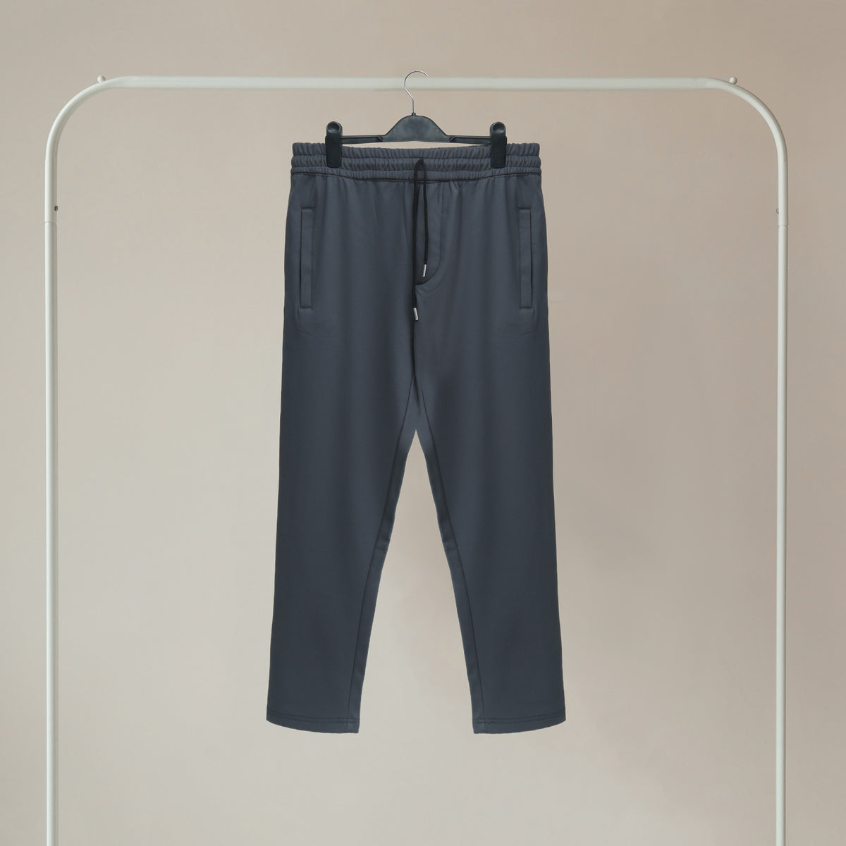 GR Apparel Striped Tracksuit — Charcoal — trousers front