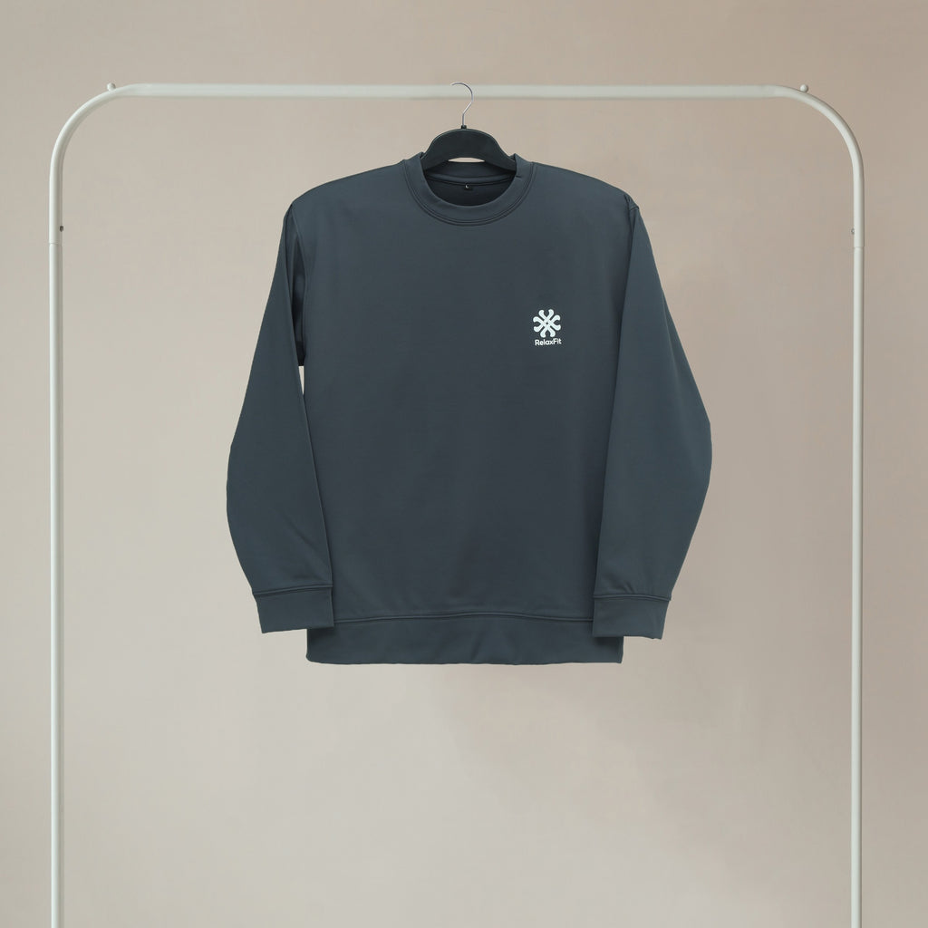 GR Apparel Sweatshirt & Jogger Set — Charcoal — sweatshirt front