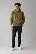 GR Apparel Pullover Hoodie in olive — front