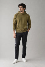 GR Apparel Pullover Hoodie in olive — front