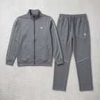GR Apparel Piped Tracksuit Set in grey — front